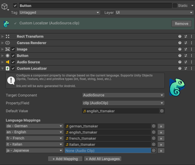 CustomLocalizerConfigureMappings